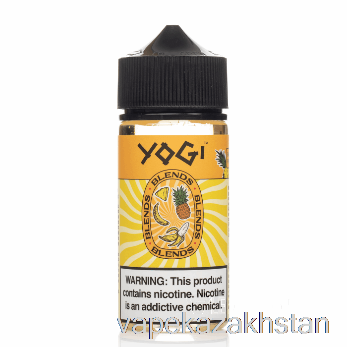 Vape Disposable Banana Pineapple Ice - Yogi Blends - 100mL 0mg